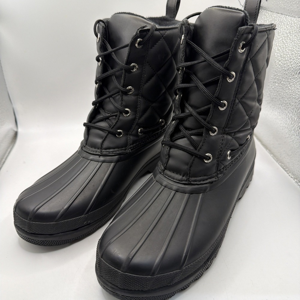Sperry Womens Waterproof Quilted Microfleece Lined Gosling Duck Boot Size 8